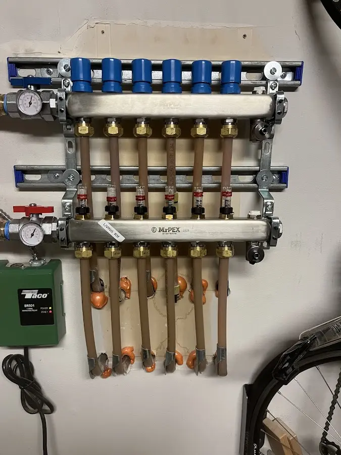 Plumber performing Leak Detection at a residential property in Windsor